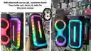 Bafle Bluetooth Mediano Recargable Rgb Excelente Sonido Fm Usb Y Micro