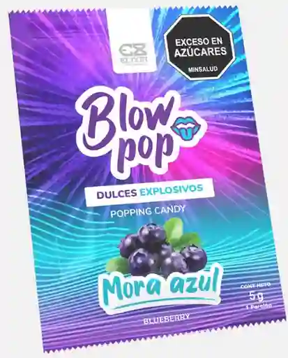 Blow Pop Mora Azul Elixir