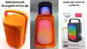 Bafle Bluetooth Rgb Recargable Con Radio Fm Lector Usb Y Micro
