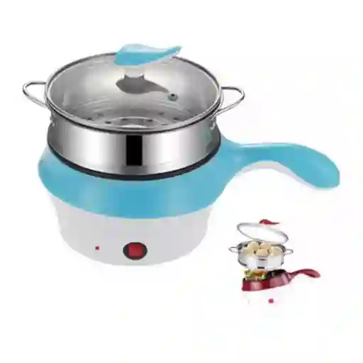 Mini Olla Electrica Coccion Vapor Multifuncional Hogar 2en1