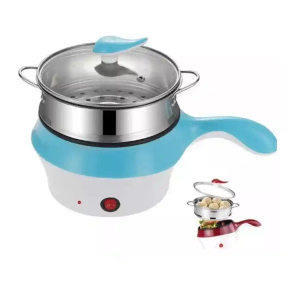 Mini Olla Electrica Coccion Vapor Multifuncional Hogar 2en1