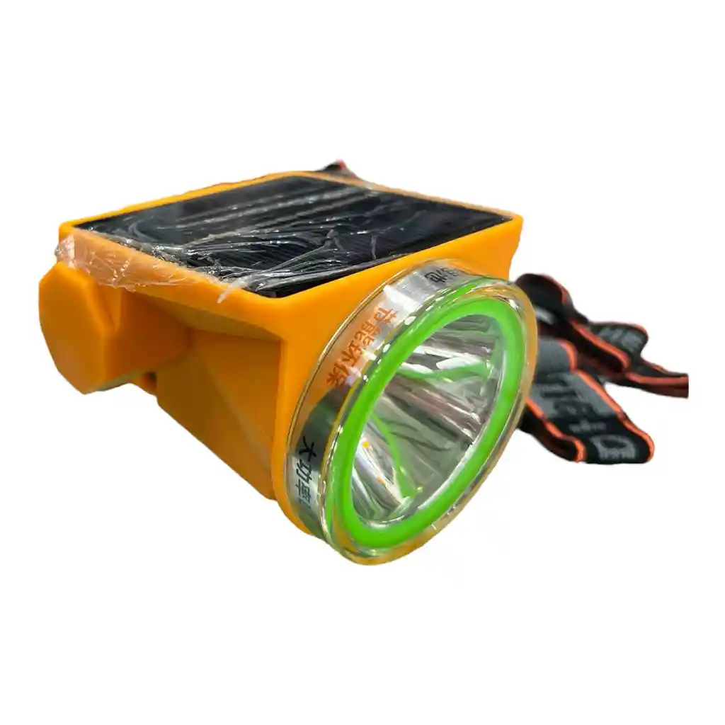 Linterna Minera Con Panel Solar