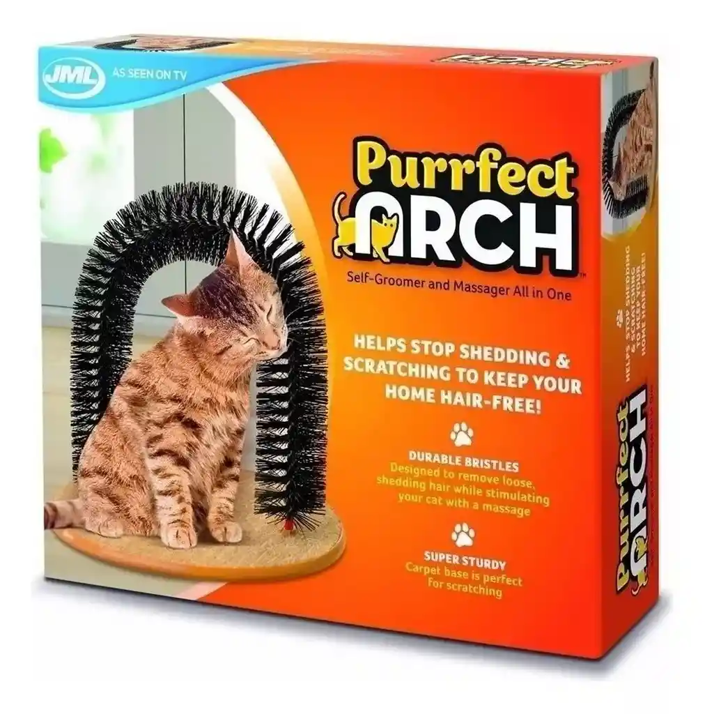 Rascador Para Gato Masajeador Cepillo Gatos Rascador En Arco