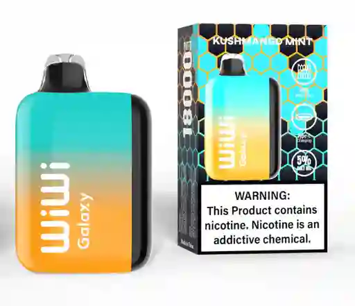 Vape Wiwi Galaxy Kushmango Mint 18.000 Puffs