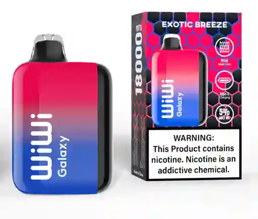 Vape Wiwi Galaxy Exotic Breeze 18.000 Puffs