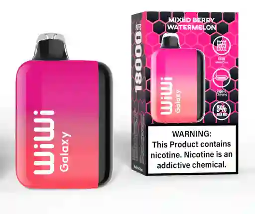 Vape Wiwi Galaxy Mixed Berry Watermelon 18.000 Puffs