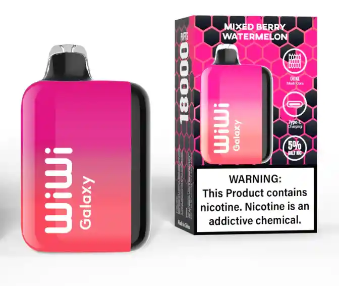Vape Wiwi Galaxy Mixed Berry Watermelon 18.000 Puffs