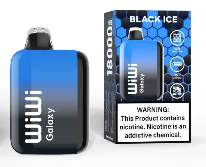 Vape Wiwi Galaxy Black Ice 18.000 Puffs