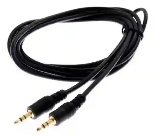 Cable Auxiliar De Audio Estéreo Plug 3.5mm A Plug 3.5mm 1mts