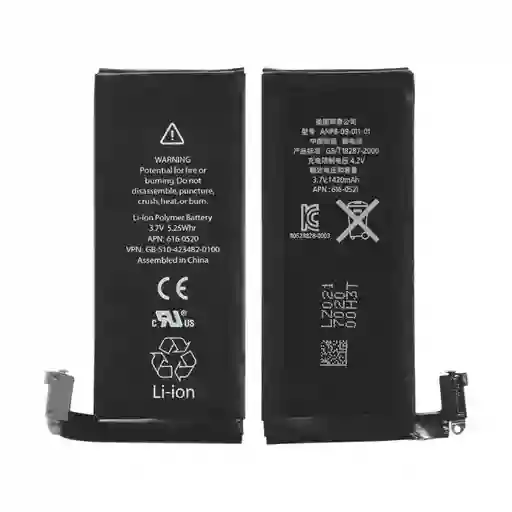 Batería De Polímero De Litio Para Iphone 4g Reemplazo Original