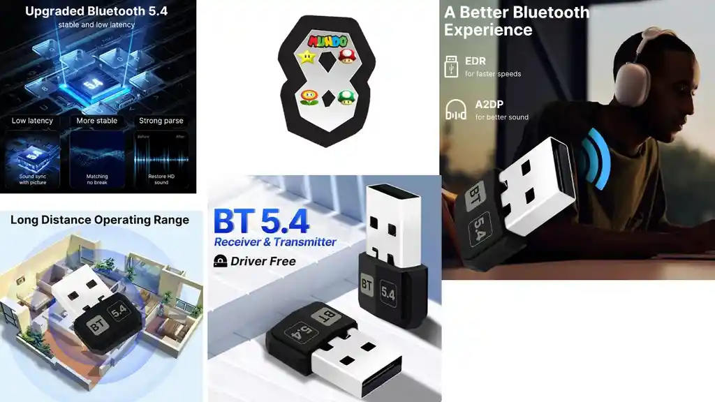 Bluetooth 5.4 Para Pc O Laptop