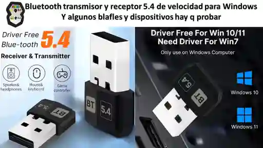 Bluetooth 5.4 Para Pc O Laptop