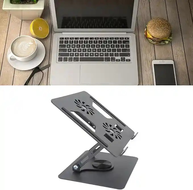 Base Soporte Portátil Laptop Plegable Stand Negra