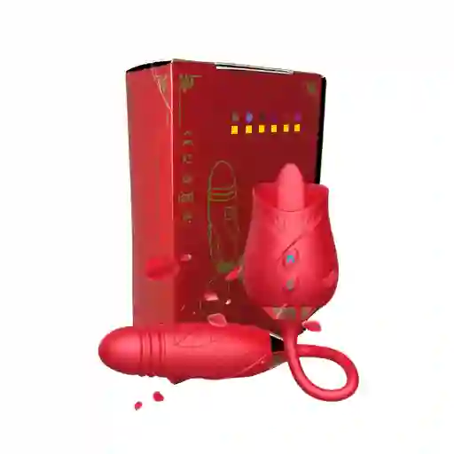 Rosa Con Huevo De Empuje Recargable