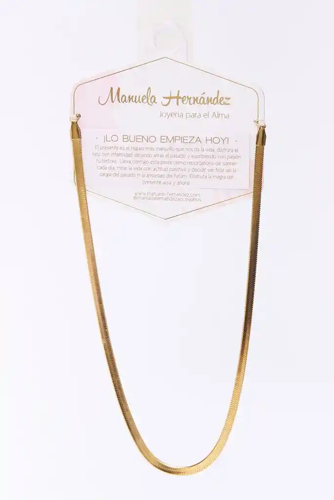 Collar Choker Statement Plana 3mm