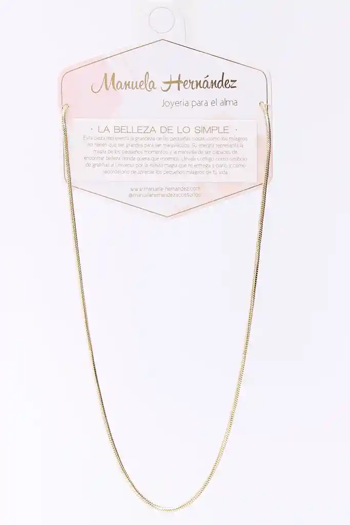 Collar Ana 18k -45cm