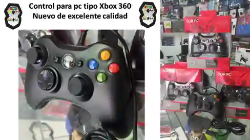 Control Pc Usb Tipo 360 Cable Largo