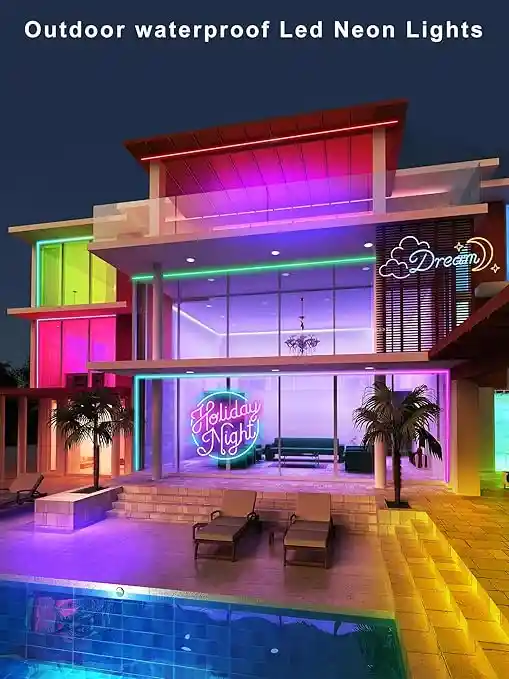 Kit X 5mts Completo Manguera Luces Led Rgb Neón Bluetooth