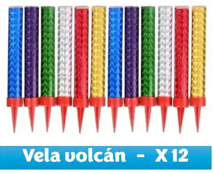 Vela Volcan X 12 Und