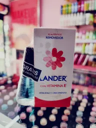 Lander Removedor De Esmalte Vitamina 5 55ml+ Base Endurecedora