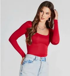 Body Malka Rojo Talla S/m
