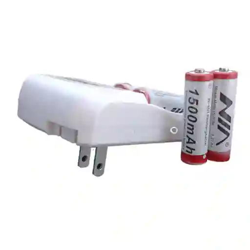 Cargador Nia + 4 Baterías Recargables Aa 1500mah C804u