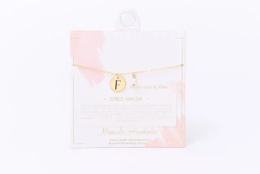 Pulsera Medallon Inicial