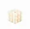 Velas Aromáticas De Burbujas Grandes Blanca