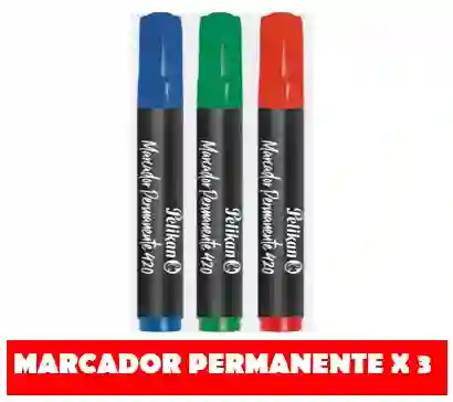 Marcador Permanente Pelikan X 3
