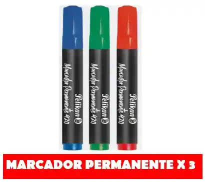 Marcador Permanente Pelikan X 3
