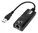 Adaptador Usb A Ethernet 3.0 Gigabit Rj45 Lan Cable Red