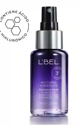 Hidratante Nocturno Facial En Spray Con Acido Hialuronico Vitamina B3 Y B5 - L Bel 50ml