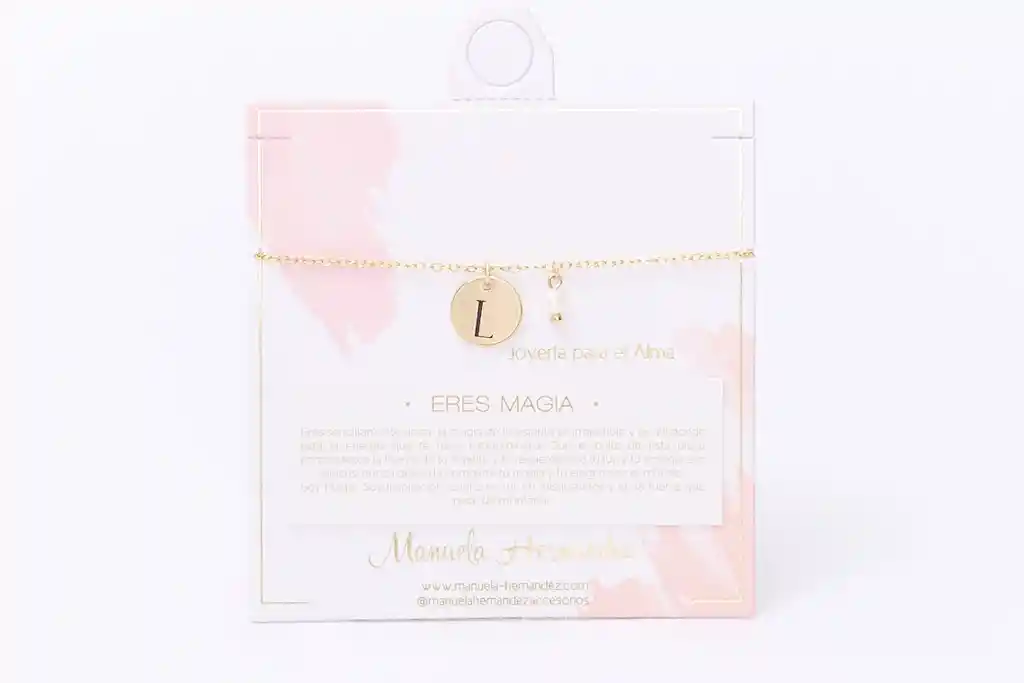 Pulsera Medallon Inicial