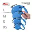 Correa Para Perro Flexi New Classic Cinta Azul - L