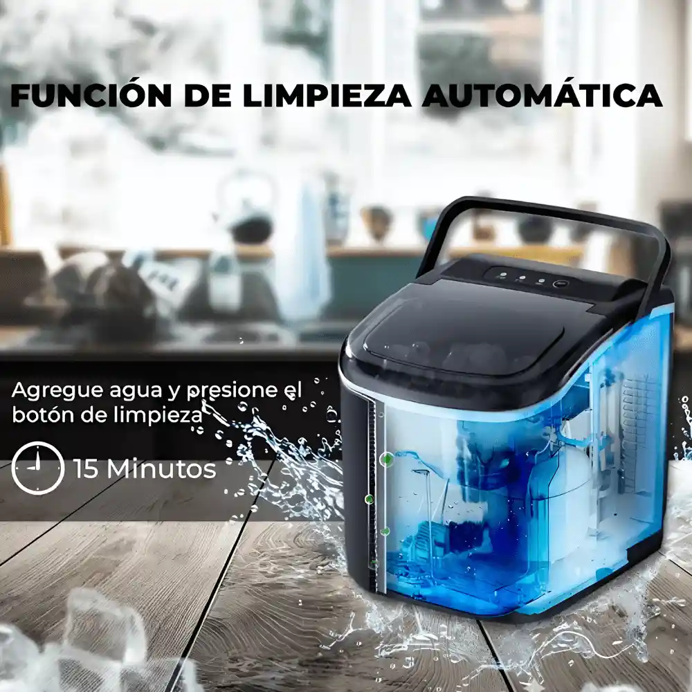 Sokany Máquina De Hacer Hielo Portátil 112w Ice Maker 26lb