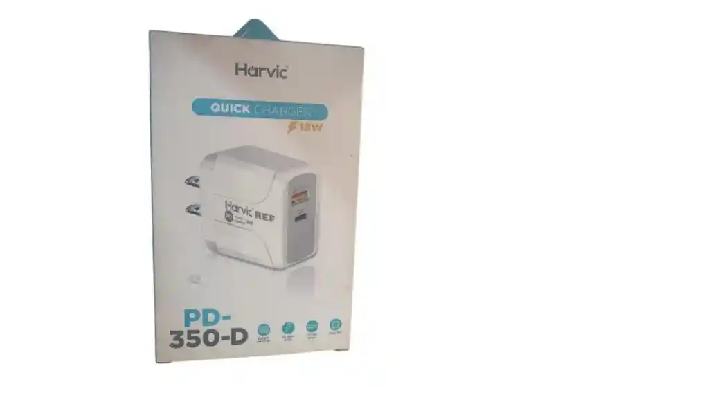 Harvic Adaptador O Cabezal 18w Dual Usb Tipoc