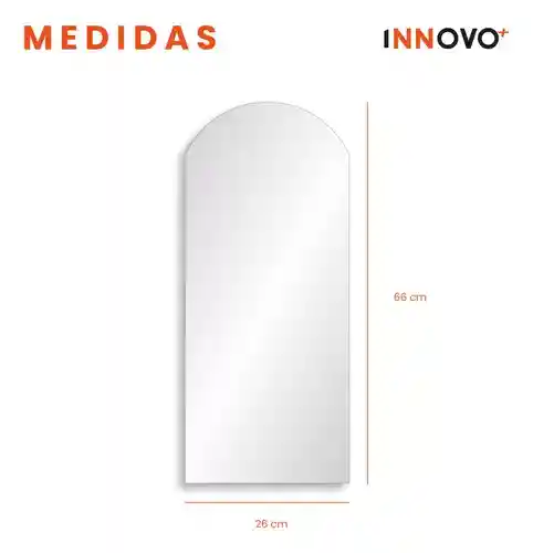 Lámina Espejo Adhesiva De Pared Moderno Decorativo Innovo Home