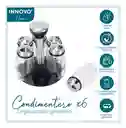 Condimentero Especiero Giratorio 6 Frascos Organizador Cocina Innovo Home