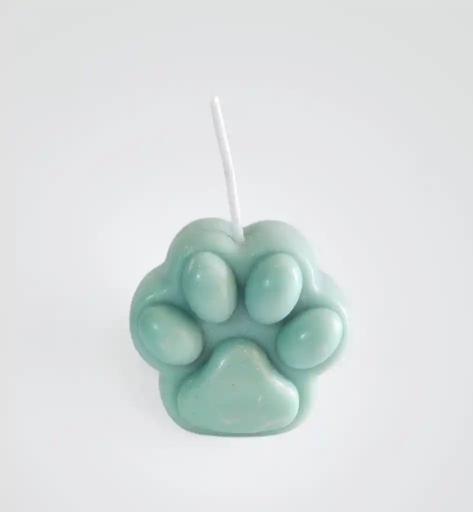 Velas Aromáticas Huella De Perro Verde