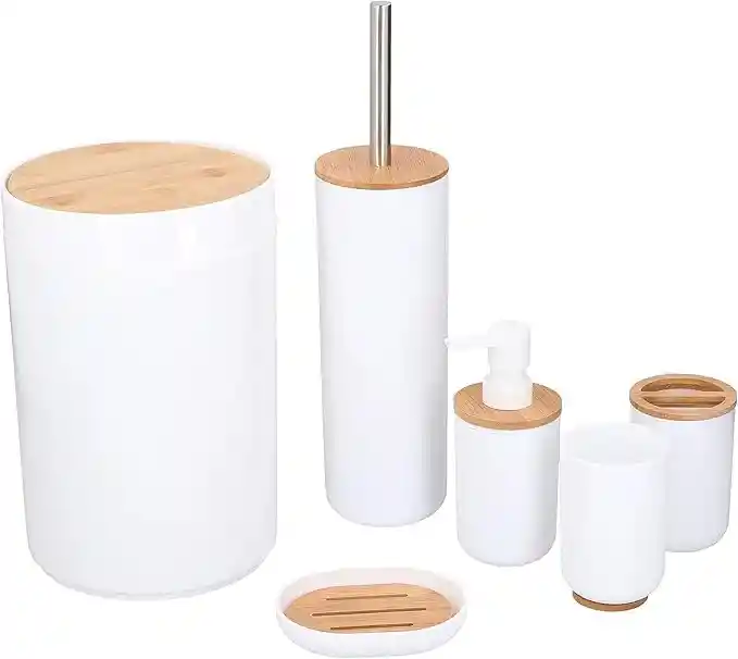 Set Accesorios Para Baño 6 Piezas