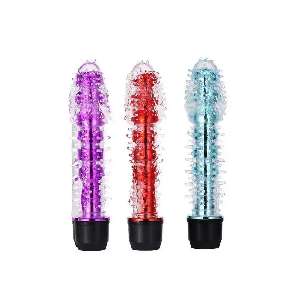 Vibrador Bala Con Funda Estriada Consolador 16,3cms