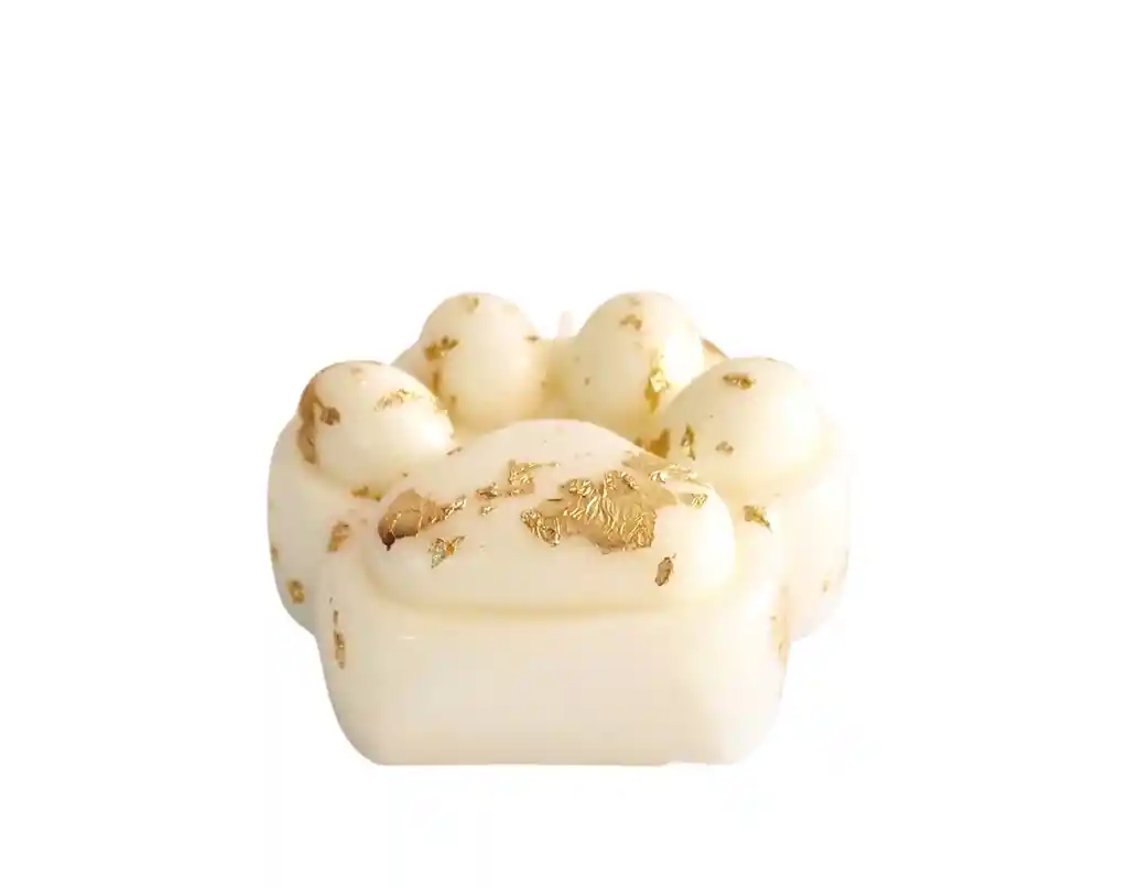 Velas Aromáticas Huella De Perro Oro