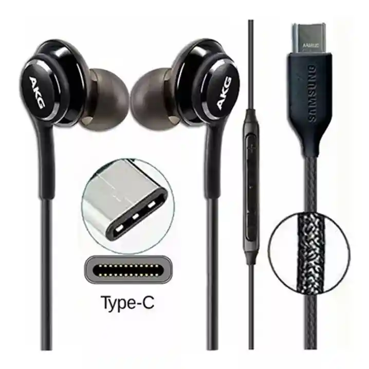 Audifonos Samsung Akg Usb Tipo-c Color Negro