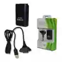 Kit De Cable Y Cargador De Batería Para Mando Xbox 360