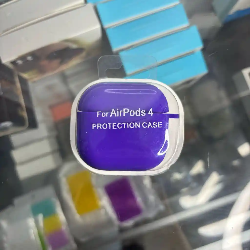Forro - Estuche De Airpods 4 / Silicona Morado