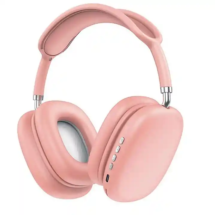 Audífono Mz-09 Rosa Bluetooth Inalámbricos