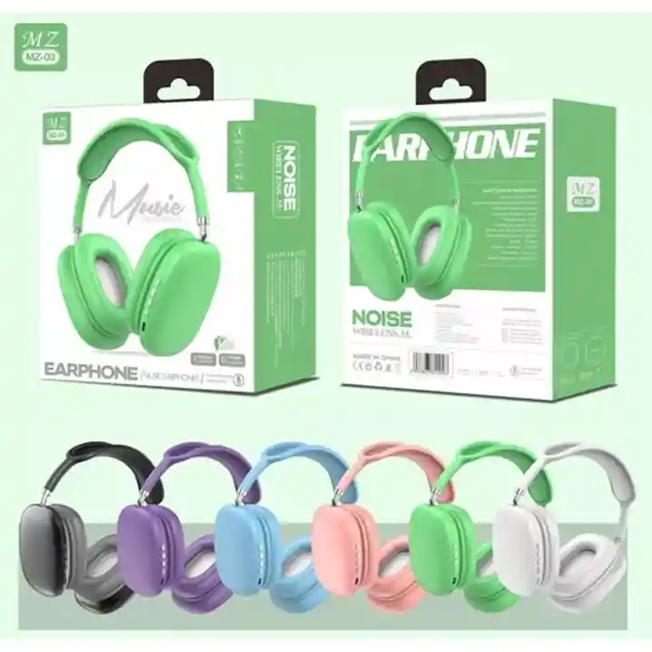 Auriculares Inalambricos Mz-09 Earphone Bass Air Verde