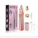 Depiladora Eléctrica 2 En 1 Para Cejas, Boca, Nariz Y Axilas Color Rosa