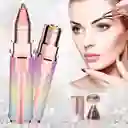Depiladora Eléctrica 2 En 1 Para Cejas, Boca, Nariz Y Axilas Color Rosa