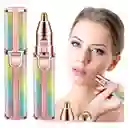 Depiladora Eléctrica 2 En 1 Para Cejas, Boca, Nariz Y Axilas Color Rosa